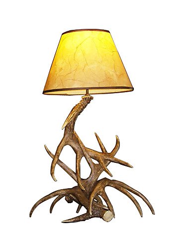 SSBY vintage Table Lamps country Antler lamps Industrial Fixture 1-Lights Living Room Bedroom lights , 110-120v