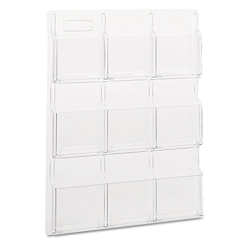 SAF5603CL - Safco Nine Magazines Literature Display Rack