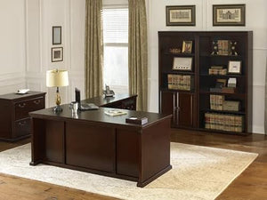 Martin Furniture Huntington Club Office Open Bookcase, 72