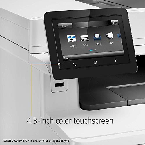 HP Laserjet Pro M477fdn Multifunction Color Laser Printer with Built-in Ethernet & Duplex Printing (CF378A) (Renewed)
