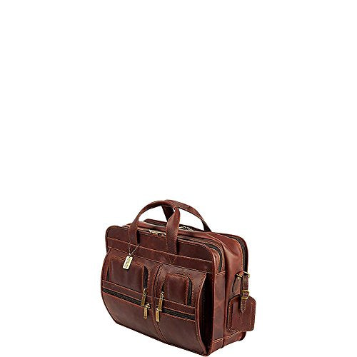 ClaireChase Legendary Executive Computer Brief (Dark Brown)