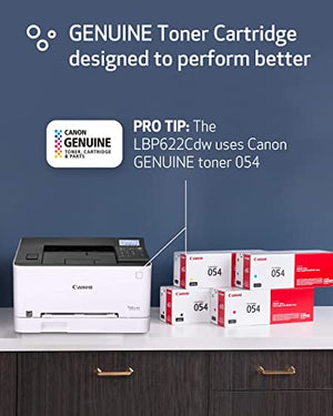 Canon Color imageCLASS LBP622Cdw Wireless Laser Printer - 22 ppm, 600 x 600 dpi, Auto 2-Sided Printing