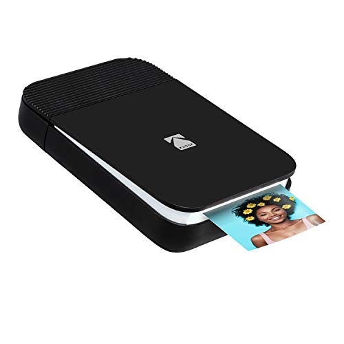 Kodak Smile Instant Digital Printer (Black/White) Photo Frames Bundle
