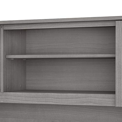 Bush Furniture Somerset Desk Hutch, 60W, Platinum Gray