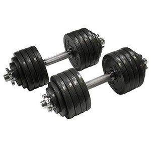 CAP Barbell 105-Pound Adjustable Dumbbell Weight Set