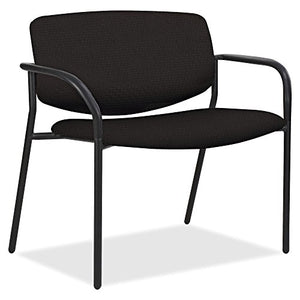 Lorell 83120 Advent Chair, 36.5" x 25" x 33", Powder Coated, Black