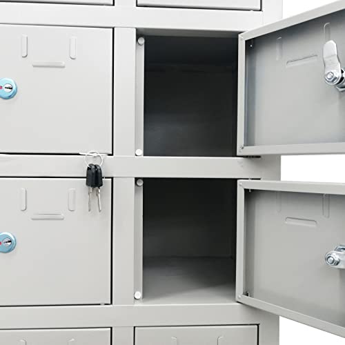 TECHTONGDA 40 Slots Cell Phone Storage Locker Cabinet with Door Locks and Keys