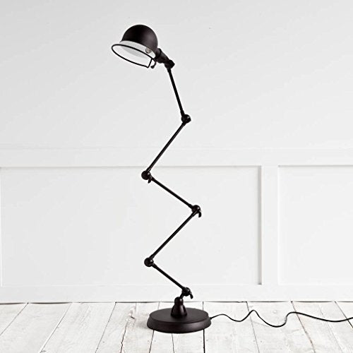 Mercana 65232"Dominica Floor Lamp, 60" x 8" x 8", Gray/Black