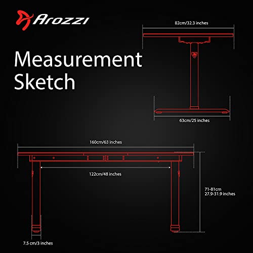 Arozzi Arena Special Edition Ultrawide Curved Gaming and Office Desk with Water-Resistant Desk Mat - Crawling Chaos