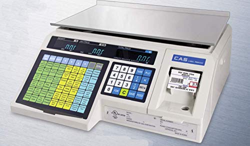 CAS LP-1000N Label Printing Scale Legal for Trade with FREE CAS LST-8040 Labels