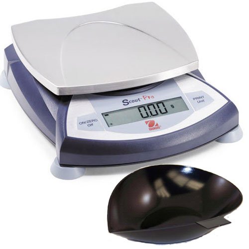 Ohaus SP-2001 Scout Pro Balance (2000g X 0.1g) with Black Scoop