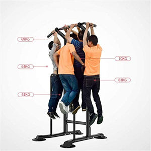 ZXNRTU Strength Training Equipment Strength Training Dip Stands Adjustable Power Tower Dip Station Pull Up Bar Push Up Workout Abdominal Exercise