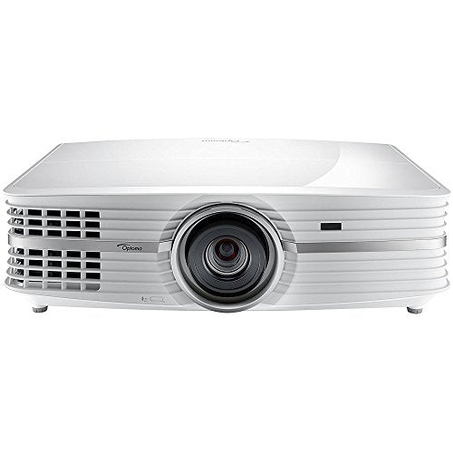 Optoma UHD60 4K Ultra High Definition Home Theater Video Projector (Renewed) Bundle with Minolta 120-Inch Home Theater Projector Screen 16:9 Indoor Outdoor