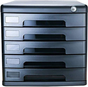 UGani Plastic 5-Drawer Flat File Cabinet for A4 Files and Books