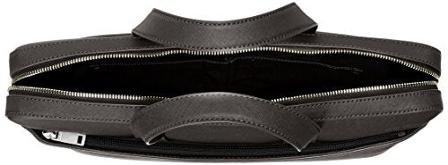 Jack Spade Men's Barrow Leather Slim Brief, Grey, One Size