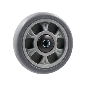 LEVINE Heavy Duty Swivel Caster Wheels - Industrial Transport TPR Rubber Casters