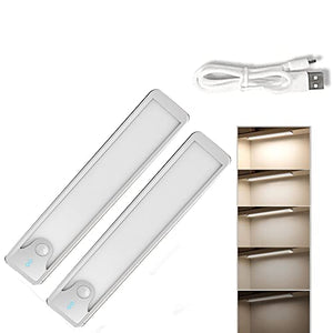 None LED Closet Light Wireless Cabinet Stair Step Bar USB Rechargeable