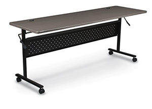 MooreCo Essentials Flipper Training Table 72x24 Low Line Top Black Base (91185)