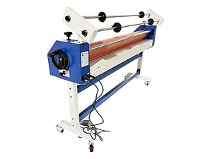 TECHTONGDA 63 Inch Cold Roll Laminator Semi Auto Electric Manual Vinyl Photo Film Laminating Machine