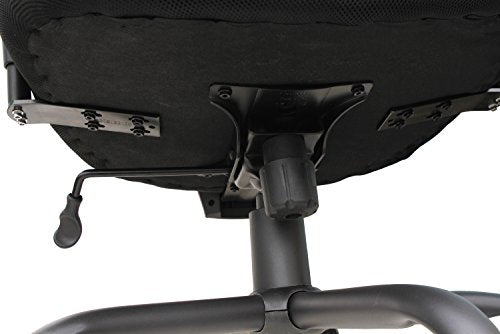 Alera ALEMX4517 Merix Series Mesh Big/Tall Mid-Back Swivel/Tilt Chair, Black