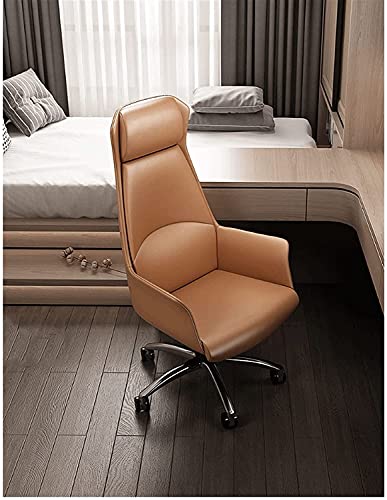 KJLY Executive Cowhide Office Chair with Fixed Armrest - Color A