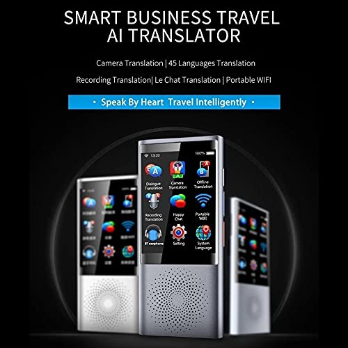 Voice Photo Instant Translator 4G 8GB Memory 2.8" Touch Screen 2080mAh 77 Languages Translation (Gray)