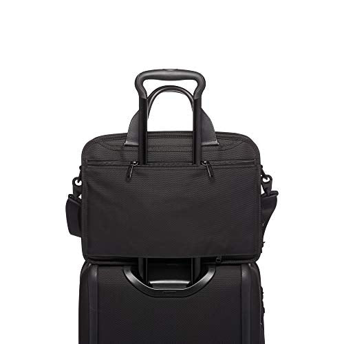 TUMI - Alpha 3 Triple Compartment Brief Briefcase - 15 Inch Computer Bag for Men and Women - Black