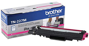 Brother TN227 4 High Yield Color Toner Set (BK/C/M/Y) (1) TN227BK, (1) TN227C, (1) TN227M, (1) TN227