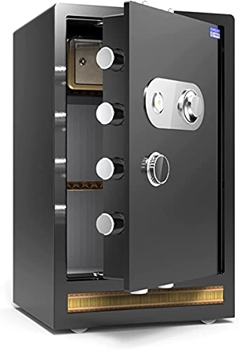 CXSMKP Security Safe Home Business Safe Cryptographic Key Lock Security Cabinet Fireproof and Waterproof Anti-Theft Box