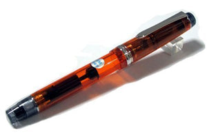 Pilot Fountain Pen Custom Heritage 92, Transparent Orange Body, FM-Nib (FKVH-15SRS-TO-FM)