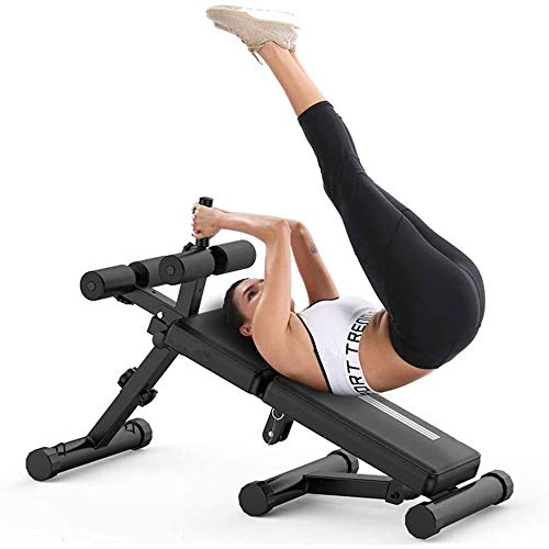 DJDLLZY, Fitness Stool Strength Training Equipment Bench Press Weight Bar Bench Press Bench Strength Training Plates for Full Body Workout