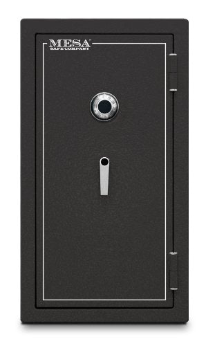 Mesa Safe MBF3820C All Steel Burglary and Fire Safe with Combination Lock, 6.4-Cubic Feet, Hammered Grey