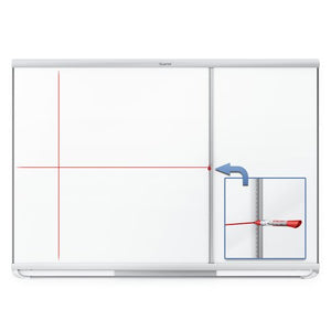 Quartet Prestige 2 Connects Full Feet Board Grid Assistant, 6 x 4 Feet Board Compatible (85383)