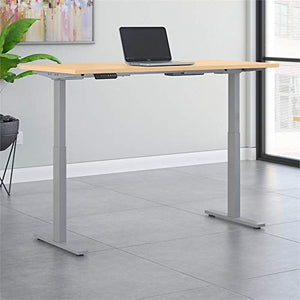 Move 60 Series 72W Height Adjustable Standing Desk in Natural Maple