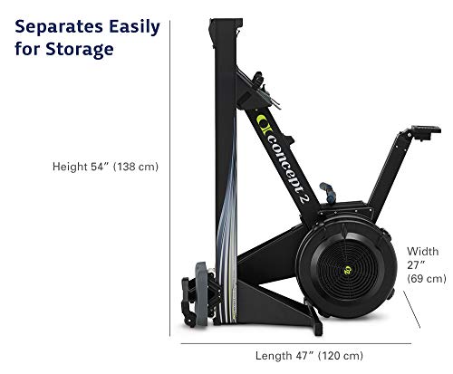 Concept2 Model E with PM5 Performance Monitor Indoor Rower Rowing Machine Black