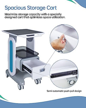 PerVita Medical Professional Ultrasound Cart with Drawer