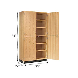 Diversified Woodcrafts Oak Access Storage Cabinet