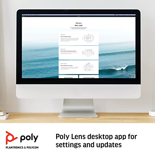 Plantronics Poly - Sync 60 Smart Speakerphone for Conference Rooms - USB-A/USB-C Connectivity, Bluetooth - Teams & Zoom Certified