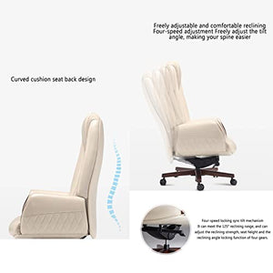 CBLdF Luxury Boss Chair, High-Back President Swivel Chairs, Ergonomic Managerial Executive Chairs, 125° Reclining Office Chair