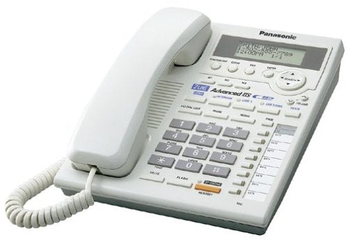 Panasonic KX-TS3282W 2-Line Corded Phone with Caller ID and Intercom, White