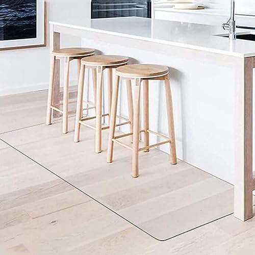 HOBBOY Transparent Plastic Chair Mat, 1.5mm Thick, Various Sizes, Hardwood Floor Protector