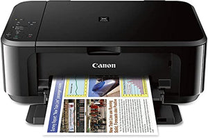 Canon Pixma MG36 20 Series Wireless All-in-One Color Inkjet Printer - Print Copy Scan - Auto 2-Sided Print - Up to 9.9 ipm Print Speed - Up to 4800 x 1200 dpi Print Resolution Black + HDMI Cable