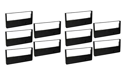 SuppliesMAX Compatible Replacement for TallyGenicom T6212/T6215/T6218 Black Printer Ribbons (10/PK) (GCM082727_10PK)