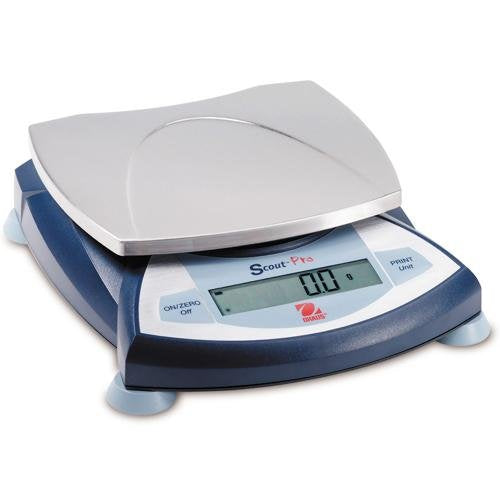 Ohaus SP2001 Scout Pro Portable Balances, 2000g Capacity, 0.1g Readability