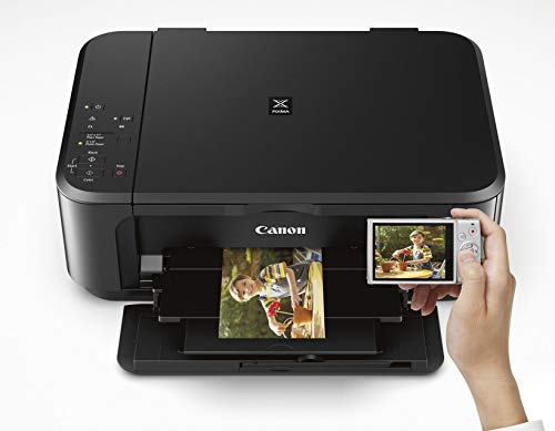 Canon PIXMA MG3620 Wireless All-In-One Color Inkjet Printer with Mobile and Tablet Printing, Black (Renewed)