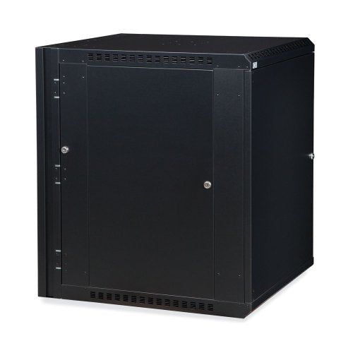 Kendall Howard 15U LINIER Swing-Out Wall Mount Cabinet with Solid Door