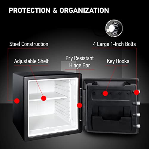 SentrySafe SFW123CS Lock Boxes Fireproof Waterproof, Dial Combination Safe