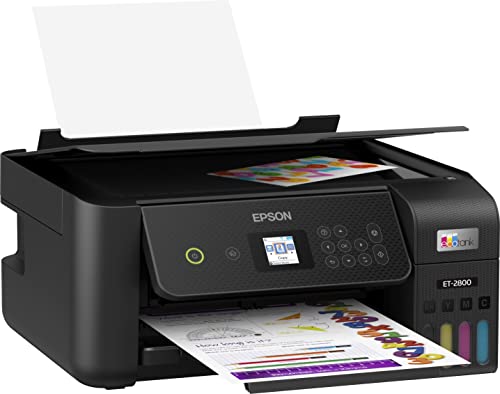 Epson EcoTank ET-28 Wireless Color All-in-One Inkjet Printer Bundle