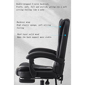 HUIQC Ergonomic Boss Chair with Headrest, Footrest, and Reclining Feature