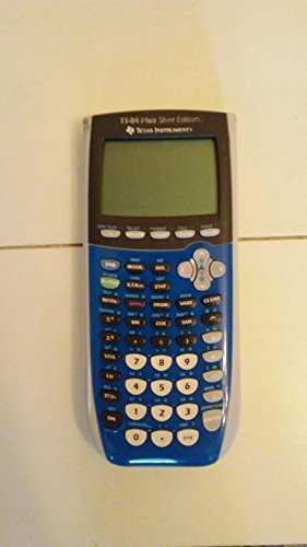 Texas Instruments Inc. TI-84 Plus Silver Edition Blue Graphing Calculator (Packaging may vary)
